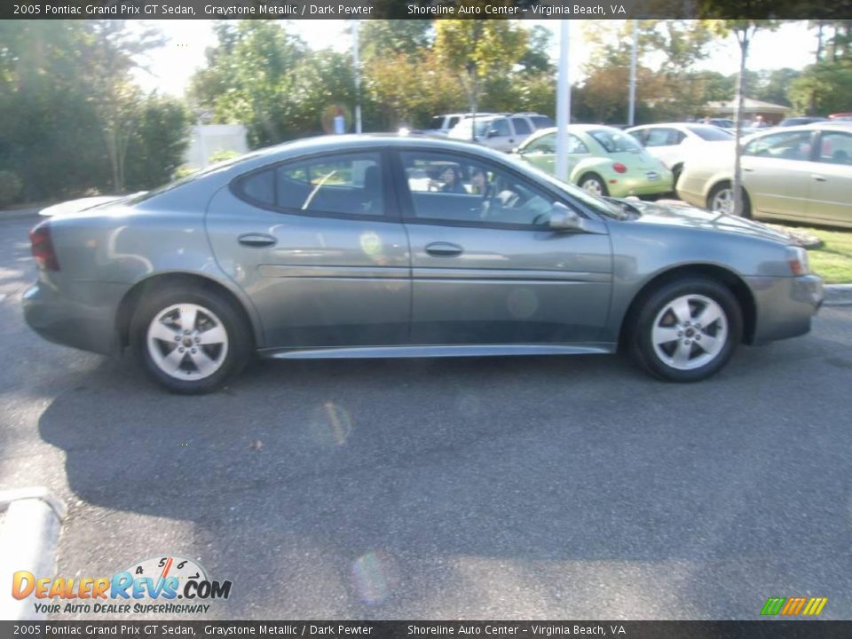2005 Pontiac Grand Prix GT Sedan Graystone Metallic / Dark Pewter Photo #8