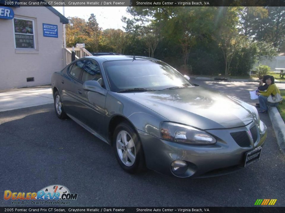 2005 Pontiac Grand Prix GT Sedan Graystone Metallic / Dark Pewter Photo #9