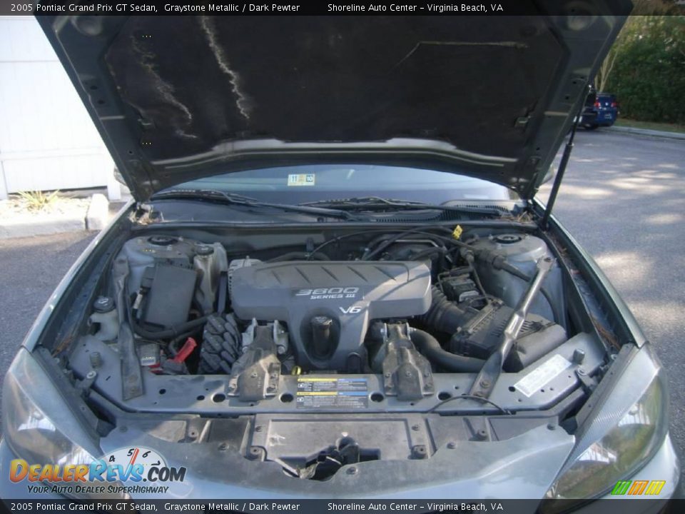 2005 Pontiac Grand Prix GT Sedan Graystone Metallic / Dark Pewter Photo #11