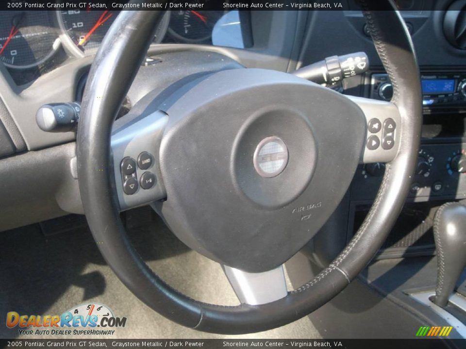 2005 Pontiac Grand Prix GT Sedan Graystone Metallic / Dark Pewter Photo #16