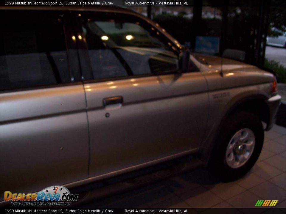 1999 Mitsubishi Montero Sport LS Sudan Beige Metallic / Gray Photo #9