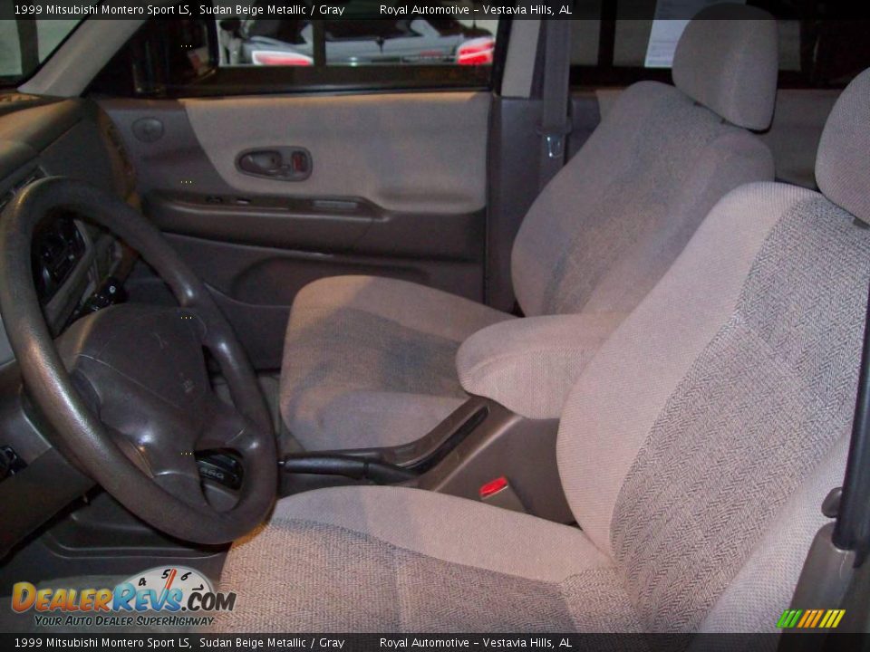1999 Mitsubishi Montero Sport LS Sudan Beige Metallic / Gray Photo #11