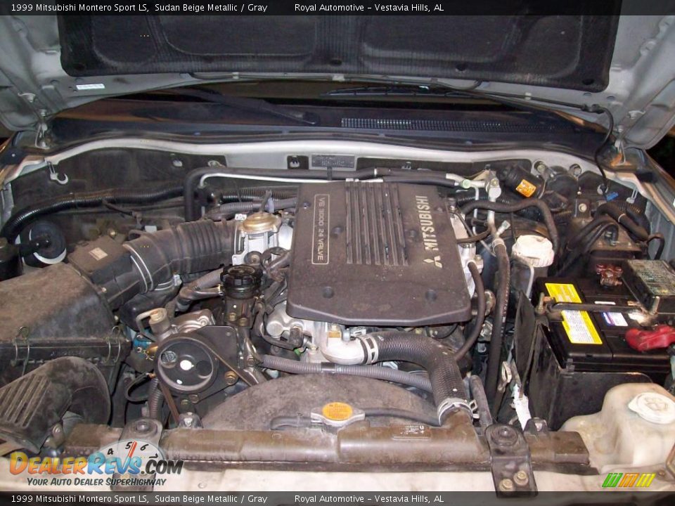 1999 Mitsubishi Montero Sport LS Sudan Beige Metallic / Gray Photo #25