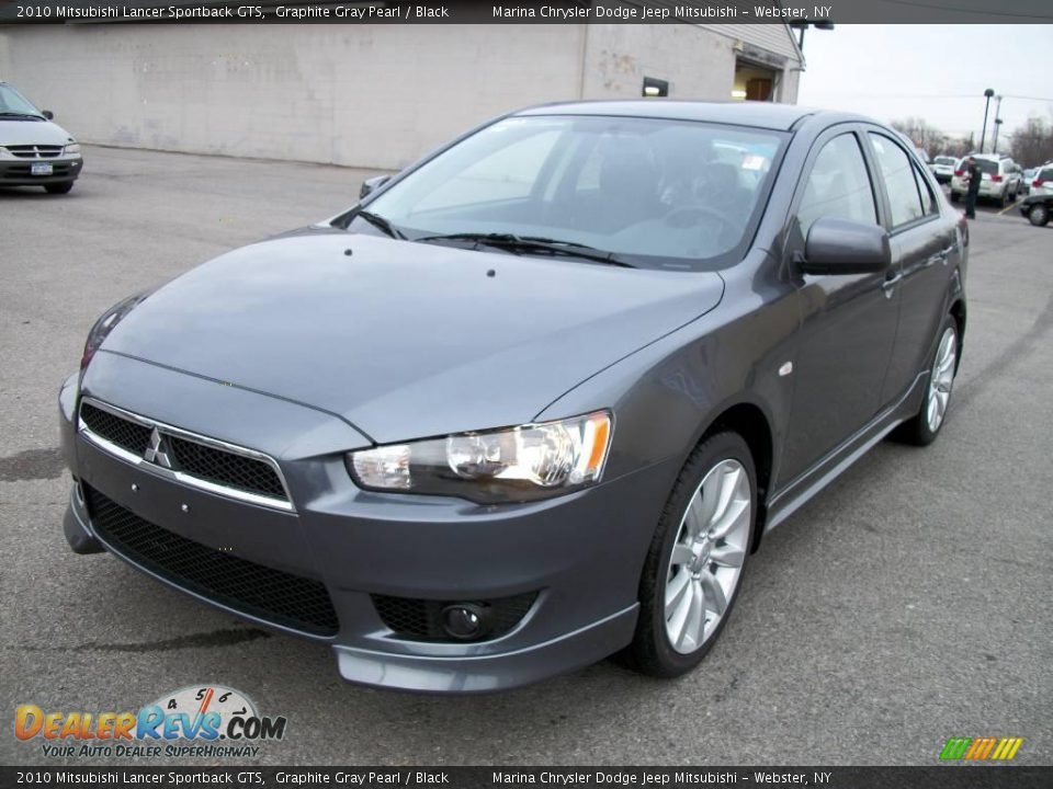 2010 Mitsubishi Lancer Sportback GTS Graphite Gray Pearl / Black Photo #1