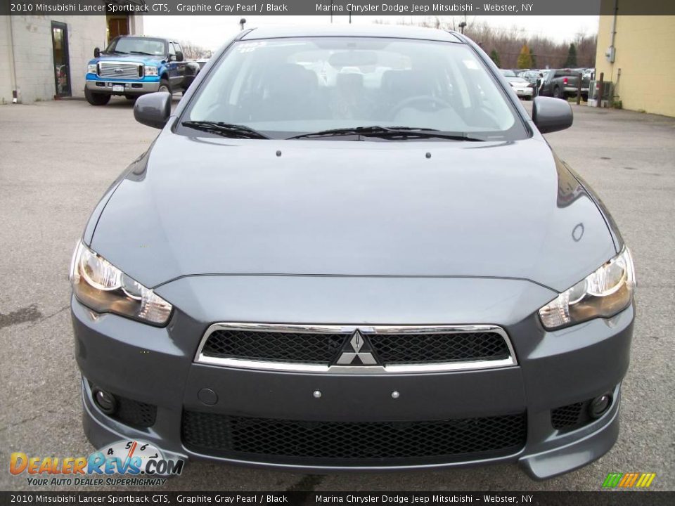 2010 Mitsubishi Lancer Sportback GTS Graphite Gray Pearl / Black Photo #8