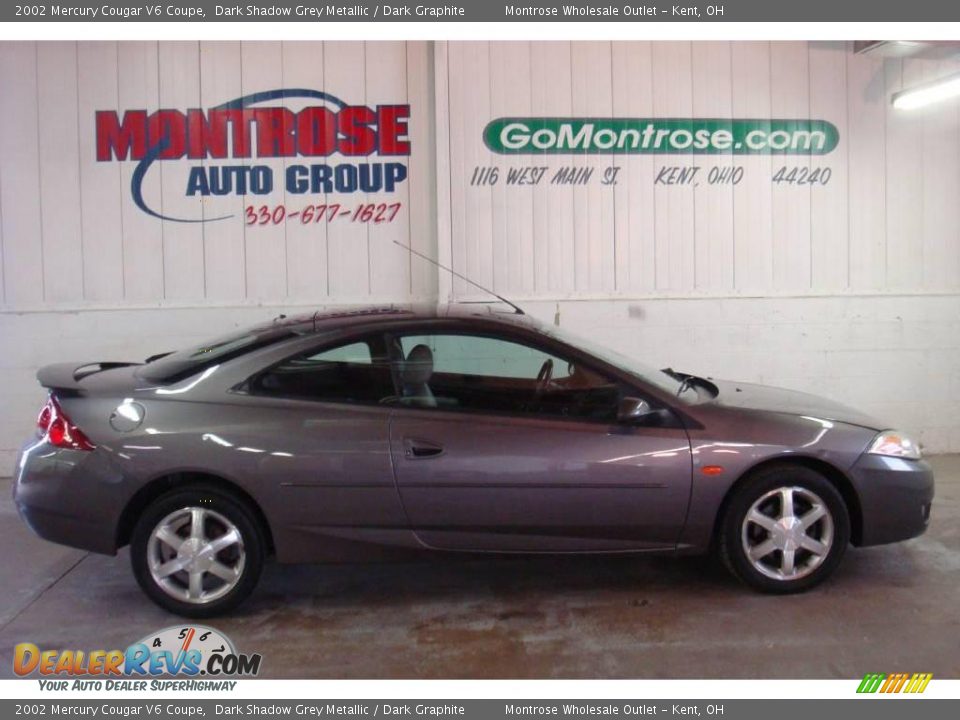 2002 Mercury Cougar V6 Coupe Dark Shadow Grey Metallic / Dark Graphite Photo #1