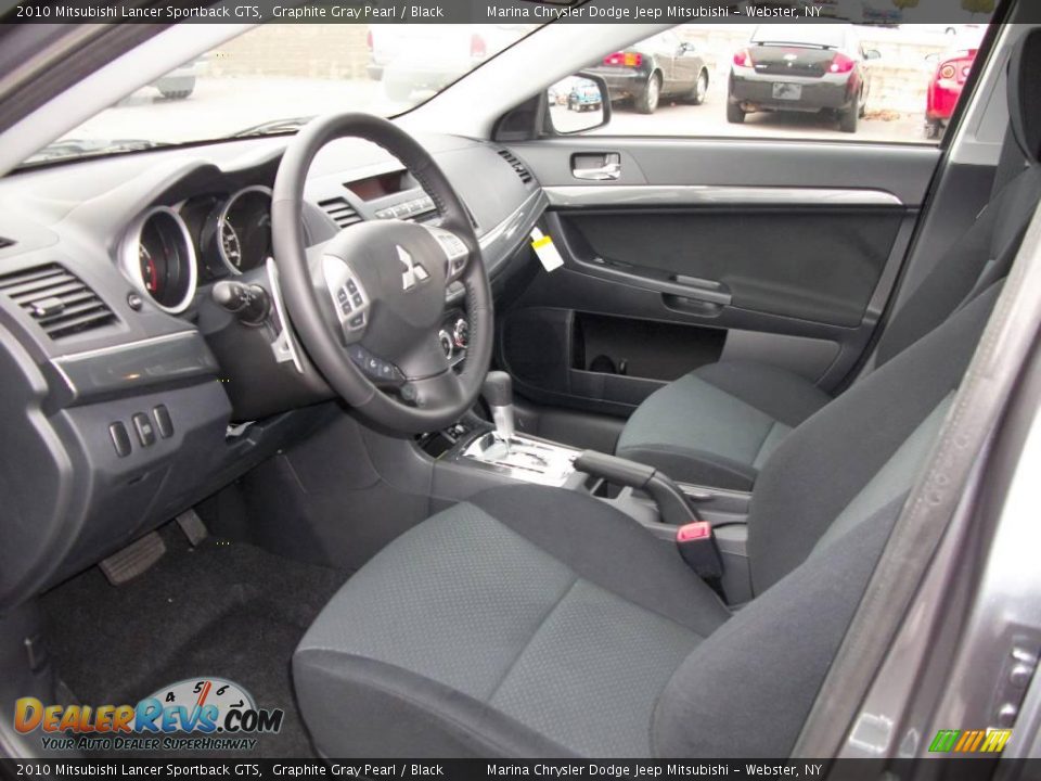2010 Mitsubishi Lancer Sportback GTS Graphite Gray Pearl / Black Photo #10