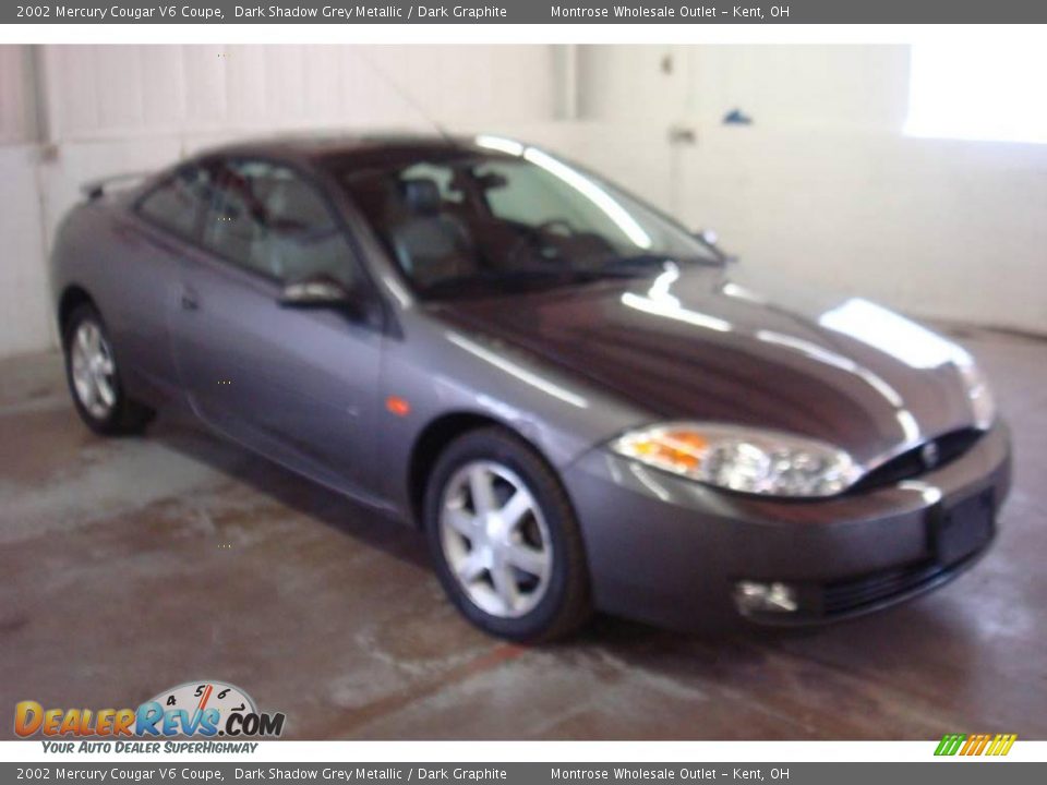 2002 Mercury Cougar V6 Coupe Dark Shadow Grey Metallic / Dark Graphite Photo #5