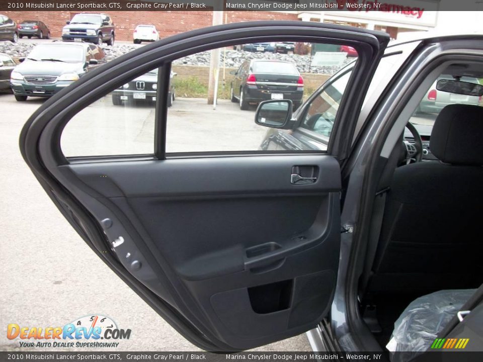 2010 Mitsubishi Lancer Sportback GTS Graphite Gray Pearl / Black Photo #11