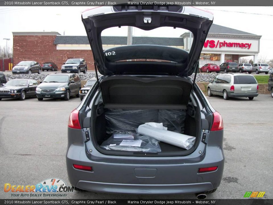 2010 Mitsubishi Lancer Sportback GTS Graphite Gray Pearl / Black Photo #13