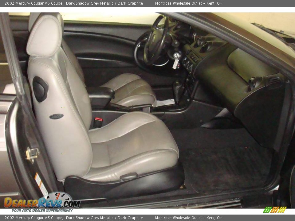2002 Mercury Cougar V6 Coupe Dark Shadow Grey Metallic / Dark Graphite Photo #10