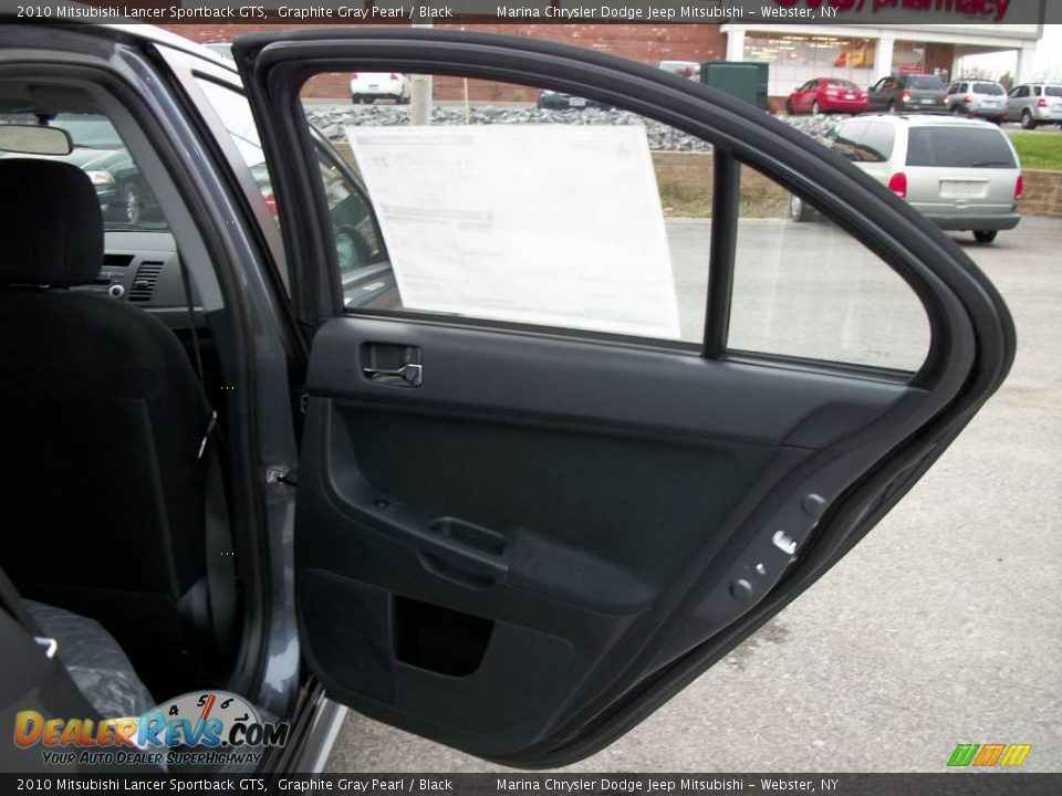 2010 Mitsubishi Lancer Sportback GTS Graphite Gray Pearl / Black Photo #15