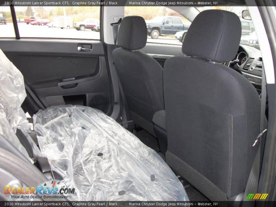 2010 Mitsubishi Lancer Sportback GTS Graphite Gray Pearl / Black Photo #16
