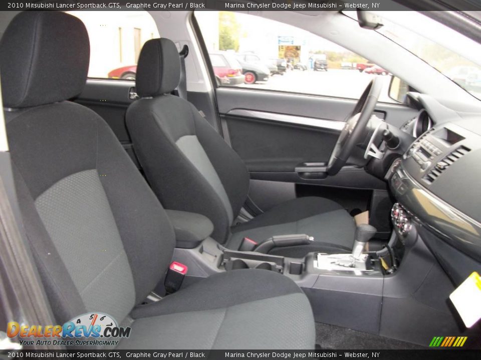 2010 Mitsubishi Lancer Sportback GTS Graphite Gray Pearl / Black Photo #18