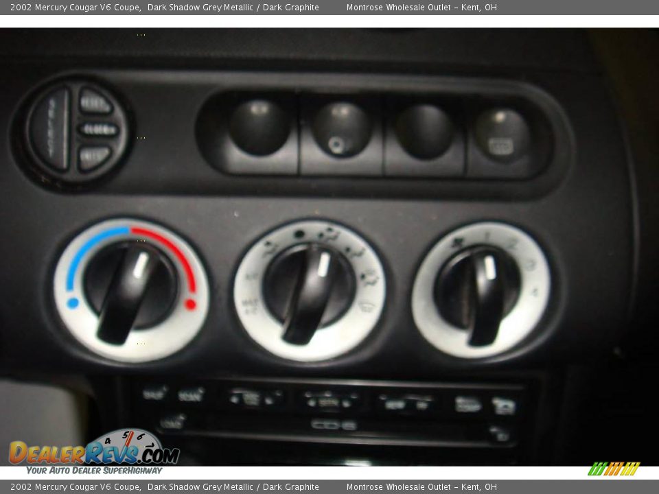 2002 Mercury Cougar V6 Coupe Dark Shadow Grey Metallic / Dark Graphite Photo #14