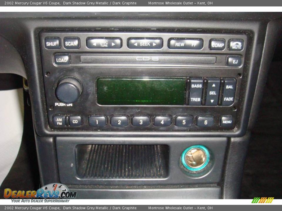 2002 Mercury Cougar V6 Coupe Dark Shadow Grey Metallic / Dark Graphite Photo #15