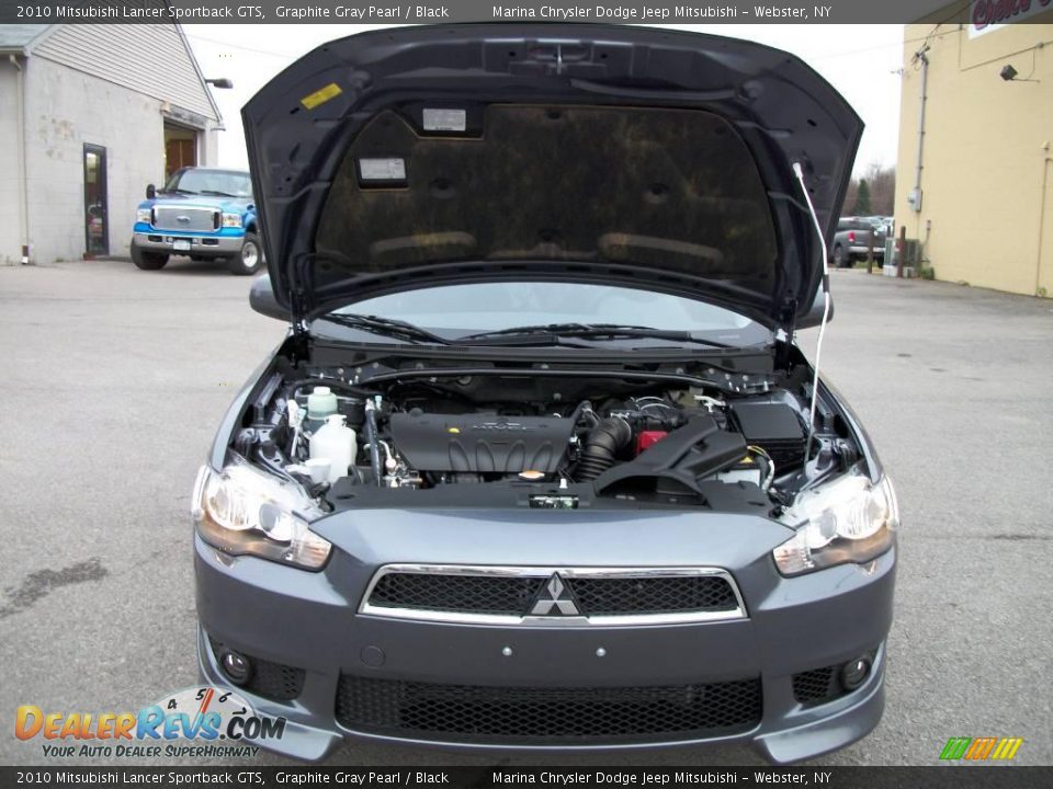 2010 Mitsubishi Lancer Sportback GTS Graphite Gray Pearl / Black Photo #20