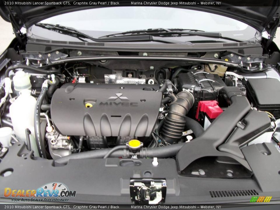2010 Mitsubishi Lancer Sportback GTS Graphite Gray Pearl / Black Photo #21