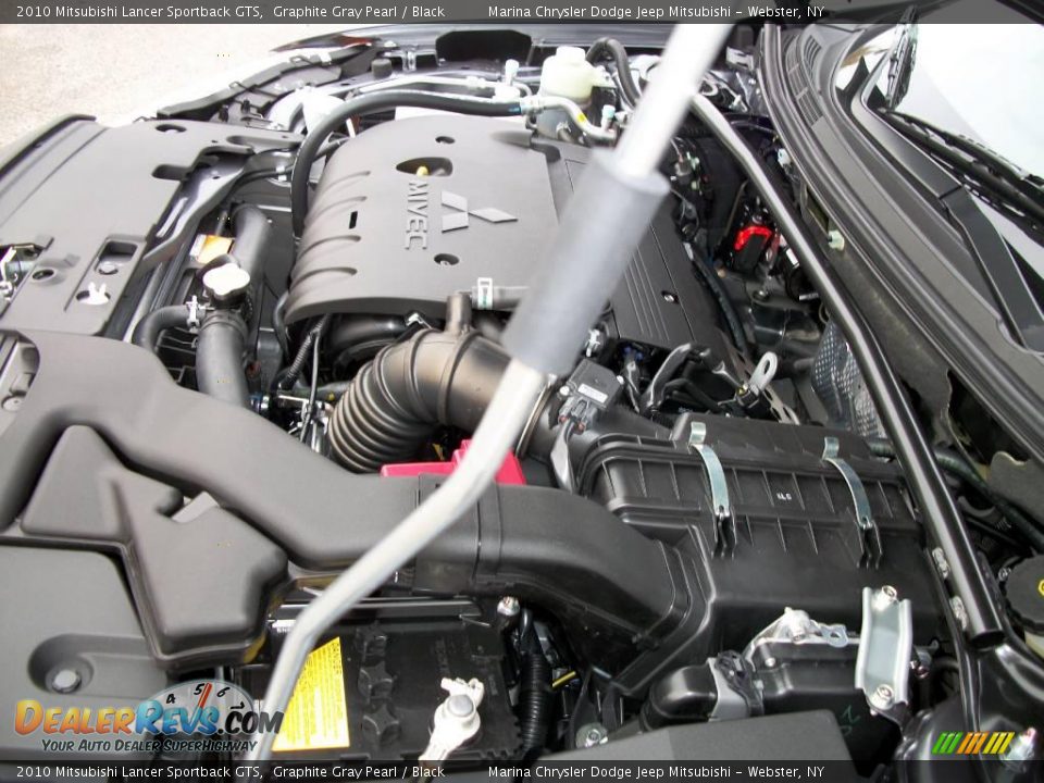 2010 Mitsubishi Lancer Sportback GTS Graphite Gray Pearl / Black Photo #23