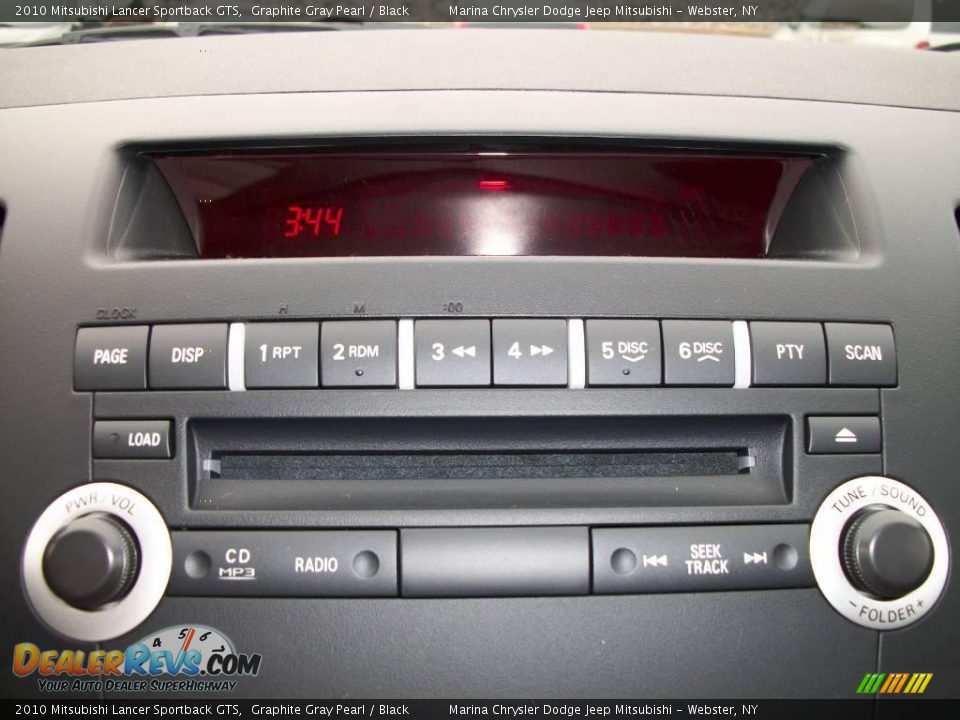 2010 Mitsubishi Lancer Sportback GTS Graphite Gray Pearl / Black Photo #24