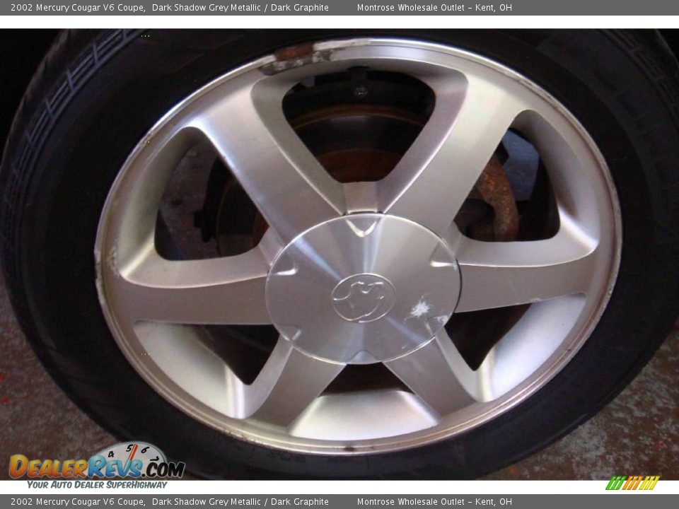 2002 Mercury Cougar V6 Coupe Dark Shadow Grey Metallic / Dark Graphite Photo #24