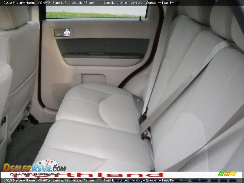 2010 Mercury Mariner V6 4WD Sangria Red Metallic / Stone Photo #11
