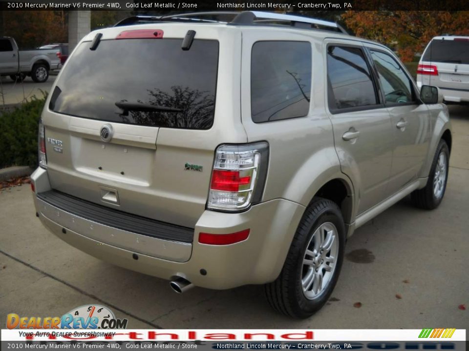 2010 Mercury Mariner V6 Premier 4WD Gold Leaf Metallic / Stone Photo #2