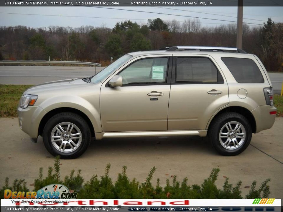 2010 Mercury Mariner V6 Premier 4WD Gold Leaf Metallic / Stone Photo #5
