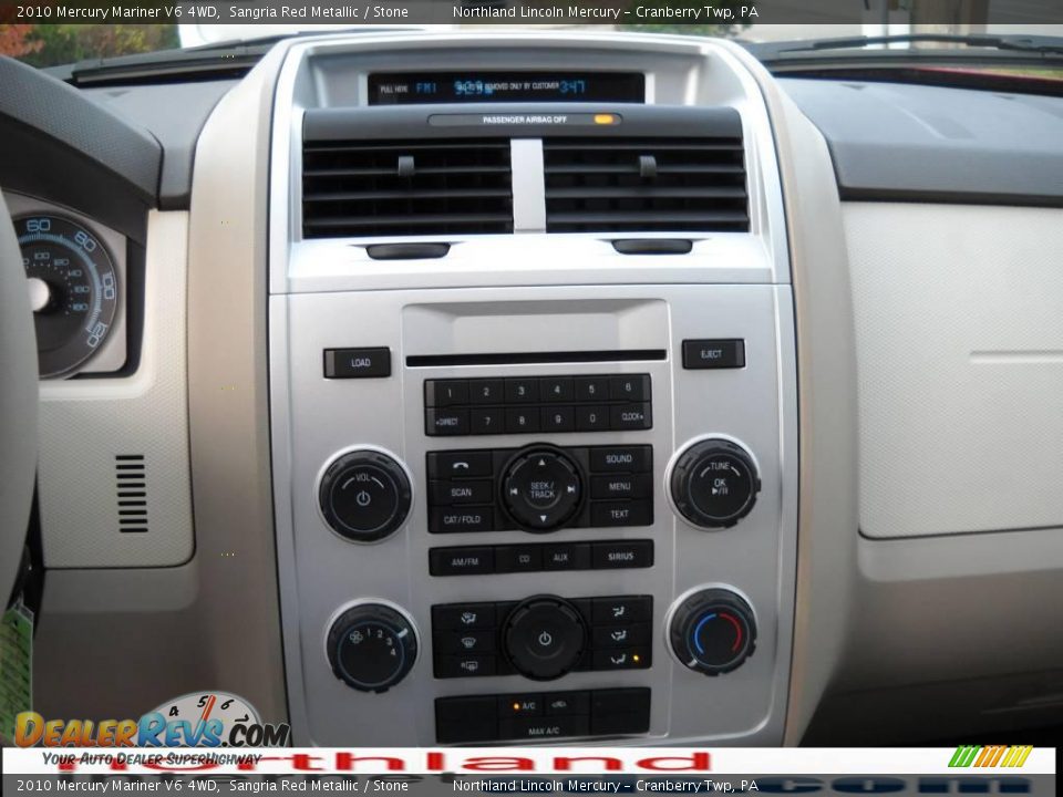 2010 Mercury Mariner V6 4WD Sangria Red Metallic / Stone Photo #17
