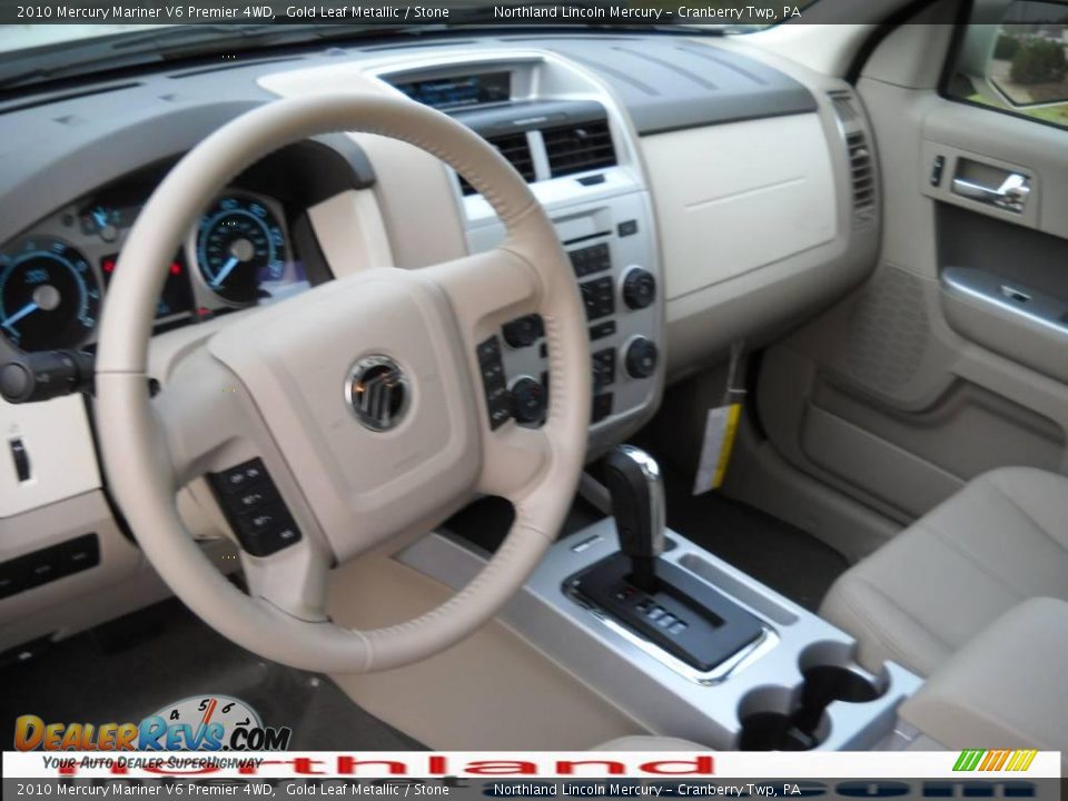 2010 Mercury Mariner V6 Premier 4WD Gold Leaf Metallic / Stone Photo #7