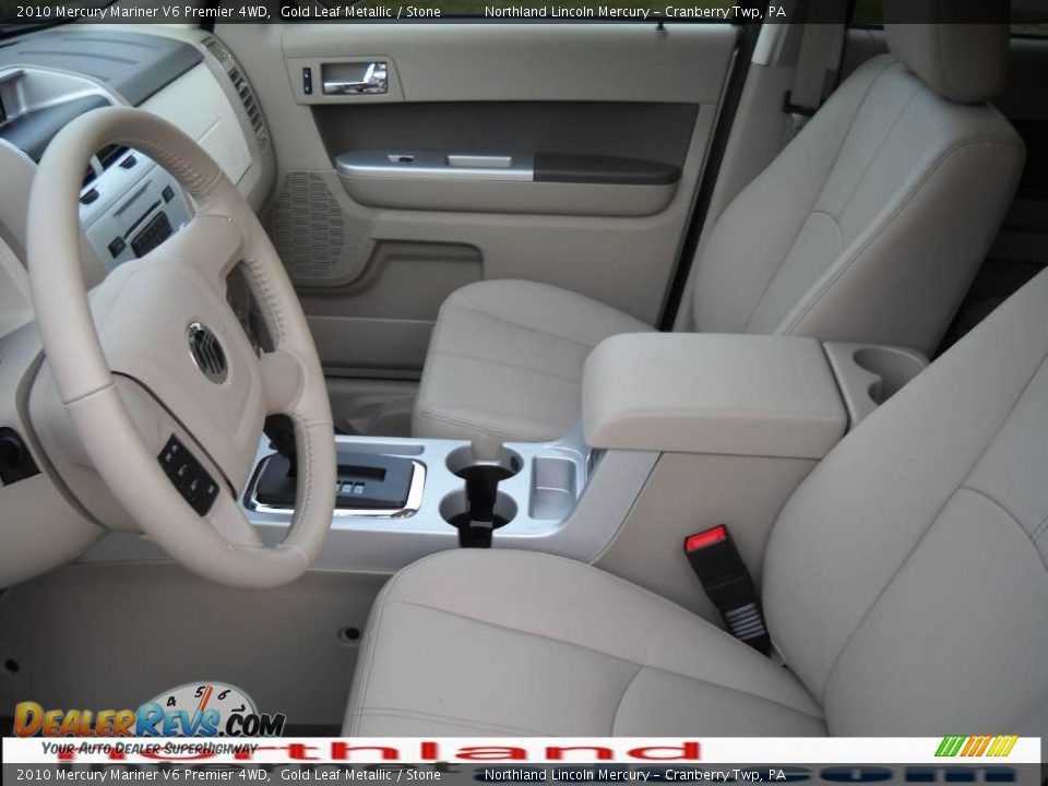 2010 Mercury Mariner V6 Premier 4WD Gold Leaf Metallic / Stone Photo #8
