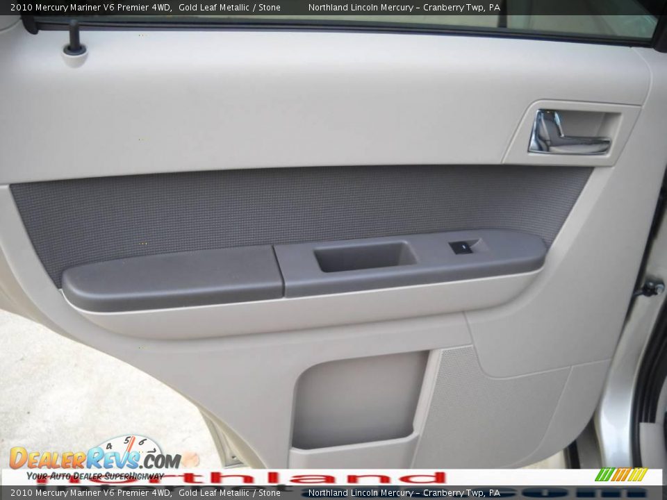 2010 Mercury Mariner V6 Premier 4WD Gold Leaf Metallic / Stone Photo #10