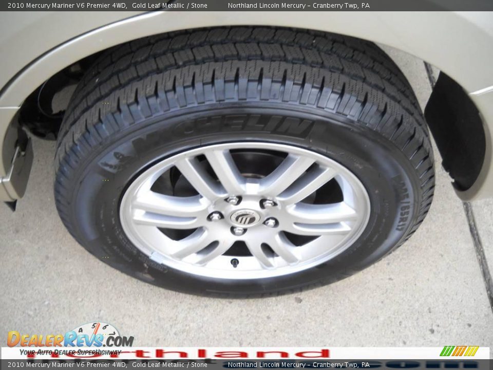 2010 Mercury Mariner V6 Premier 4WD Gold Leaf Metallic / Stone Photo #12