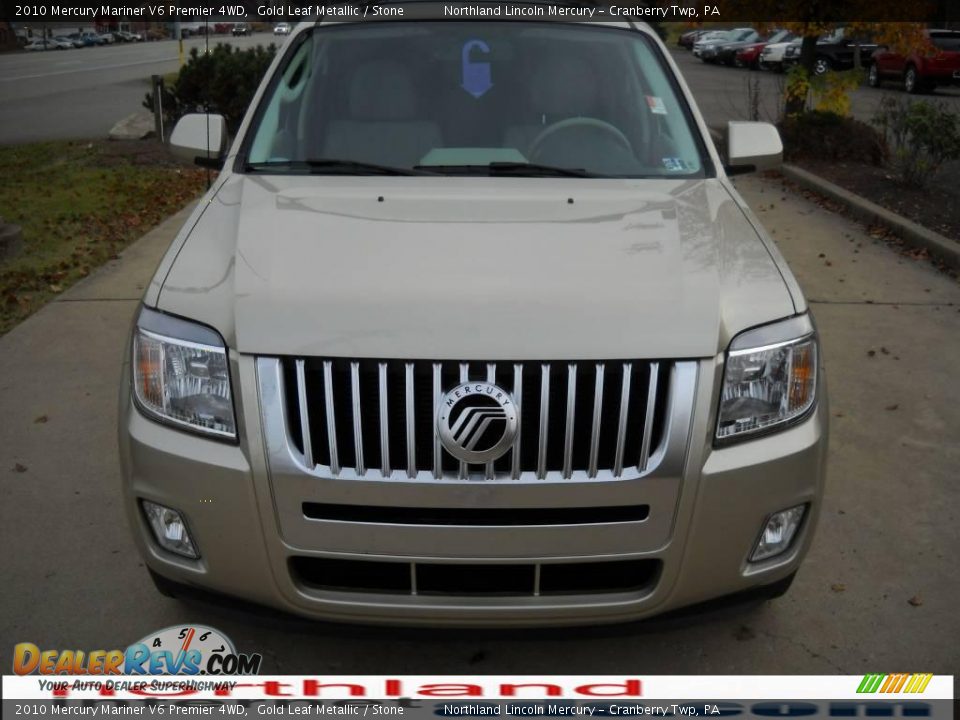 2010 Mercury Mariner V6 Premier 4WD Gold Leaf Metallic / Stone Photo #14