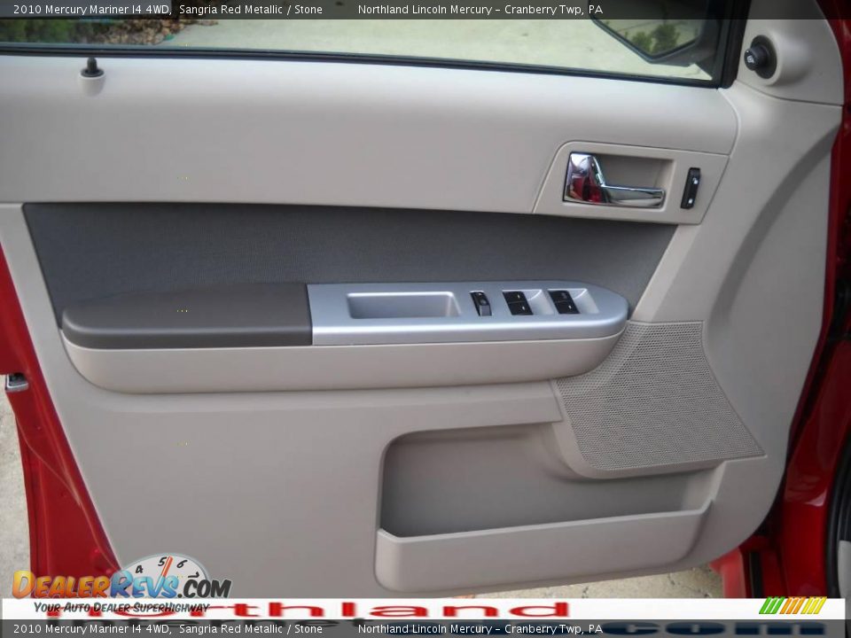 2010 Mercury Mariner I4 4WD Sangria Red Metallic / Stone Photo #6
