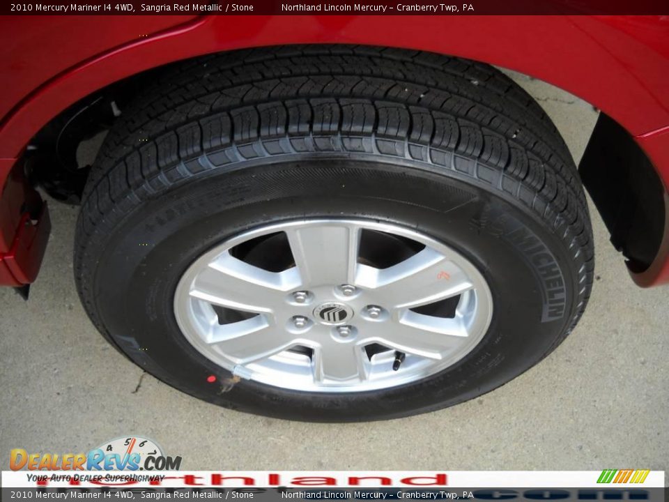 2010 Mercury Mariner I4 4WD Sangria Red Metallic / Stone Photo #13
