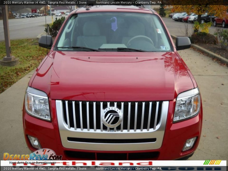 2010 Mercury Mariner I4 4WD Sangria Red Metallic / Stone Photo #15