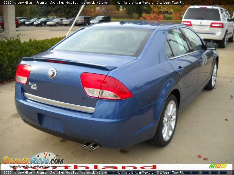 2010 Mercury Milan I4 Premier Sport Blue Metallic / Medium Light Stone Photo #2