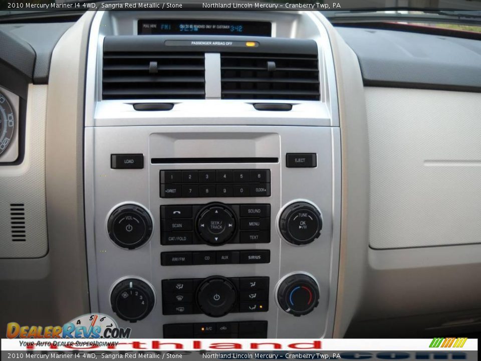 2010 Mercury Mariner I4 4WD Sangria Red Metallic / Stone Photo #17