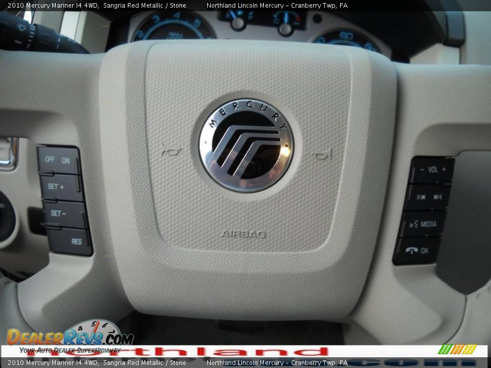 2010 Mercury Mariner I4 4WD Sangria Red Metallic / Stone Photo #19