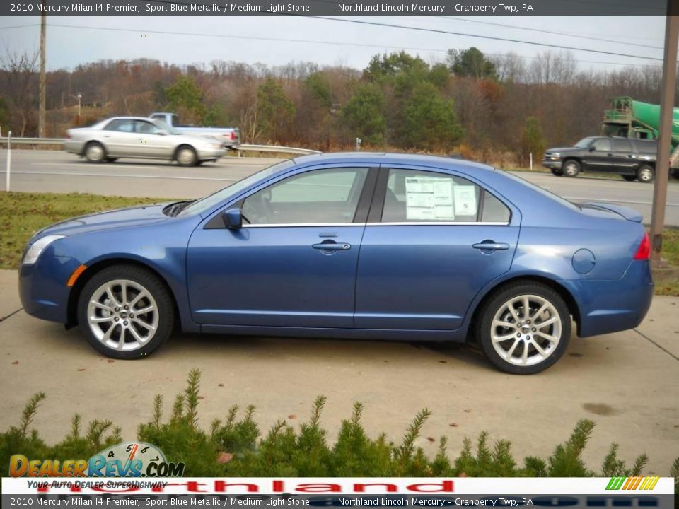 2010 Mercury Milan I4 Premier Sport Blue Metallic / Medium Light Stone Photo #5
