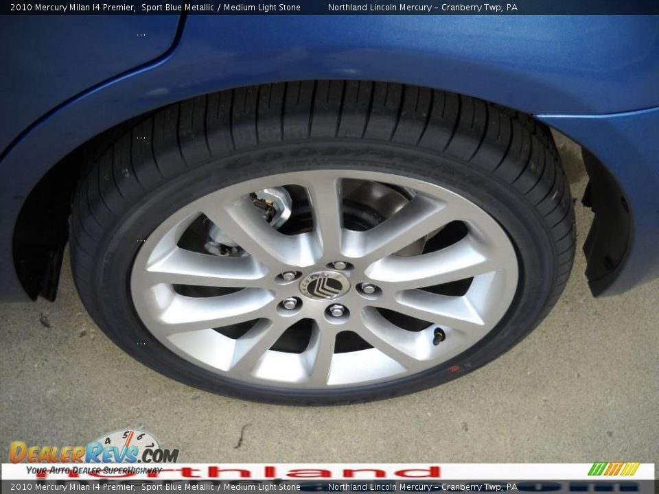 2010 Mercury Milan I4 Premier Sport Blue Metallic / Medium Light Stone Photo #12
