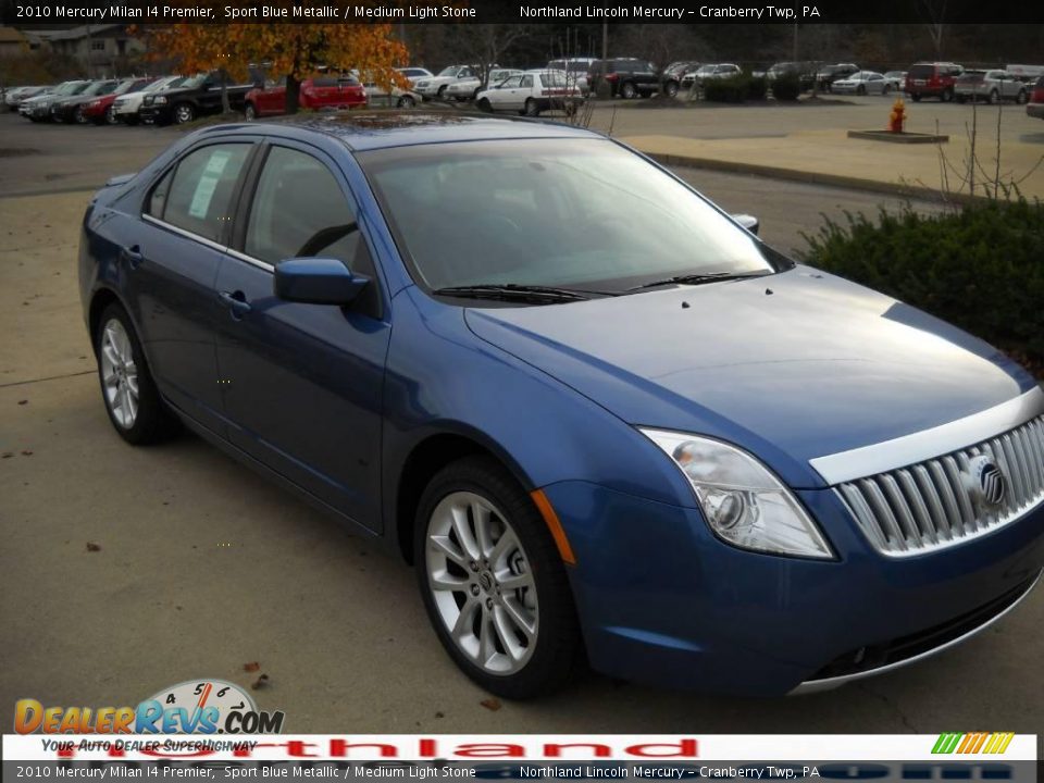 2010 Mercury Milan I4 Premier Sport Blue Metallic / Medium Light Stone Photo #15