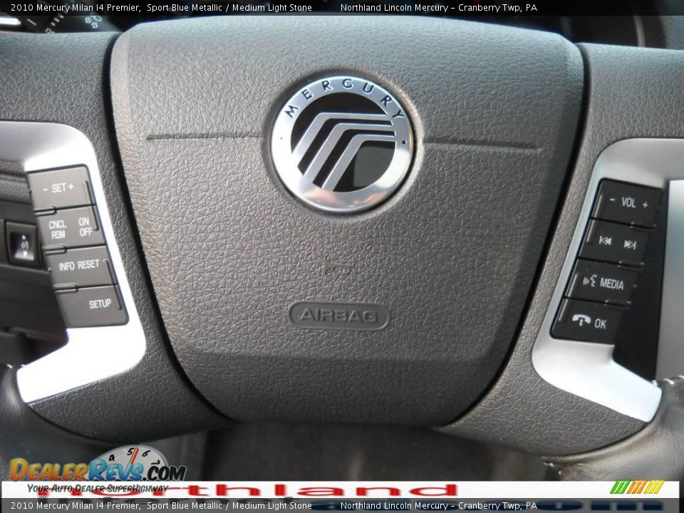 2010 Mercury Milan I4 Premier Sport Blue Metallic / Medium Light Stone Photo #19
