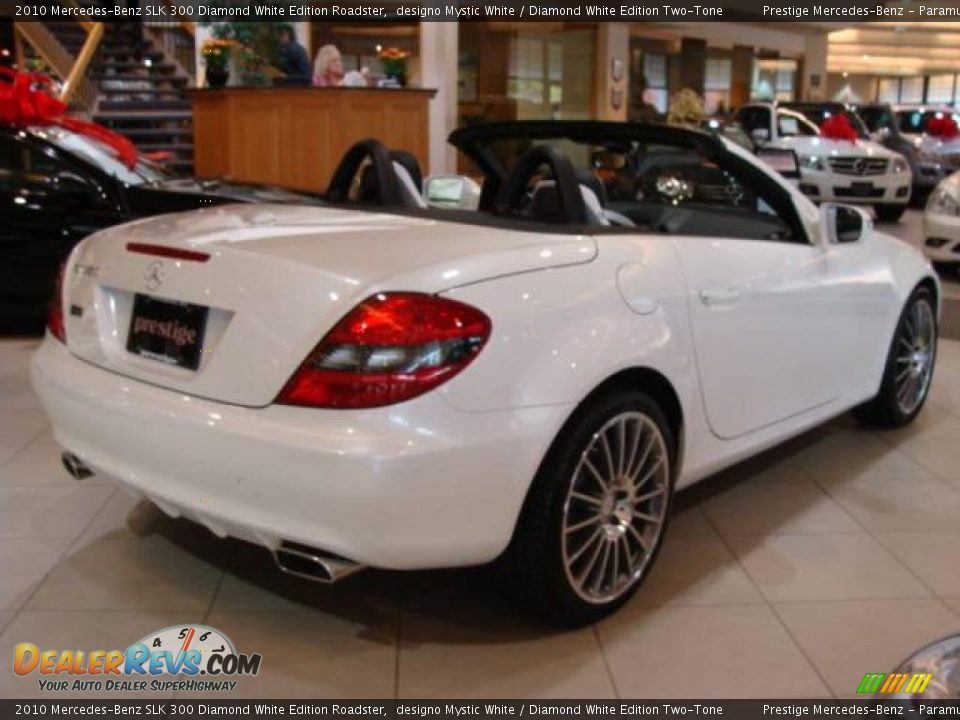 2010 Mercedes-Benz SLK 300 Diamond White Edition Roadster designo Mystic White / Diamond White Edition Two-Tone Photo #6