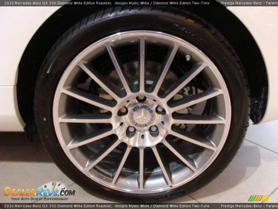 2010 Mercedes-Benz SLK 300 Diamond White Edition Roadster designo Mystic White / Diamond White Edition Two-Tone Photo #13