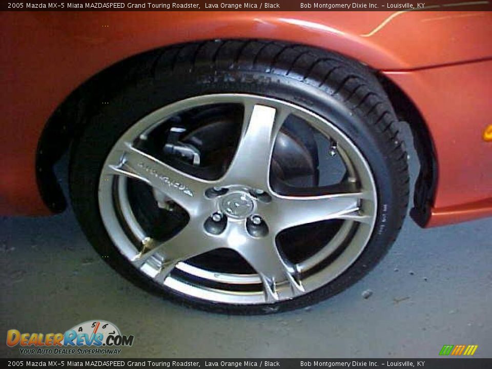 2005 Mazda MX-5 Miata MAZDASPEED Grand Touring Roadster Lava Orange Mica / Black Photo #4