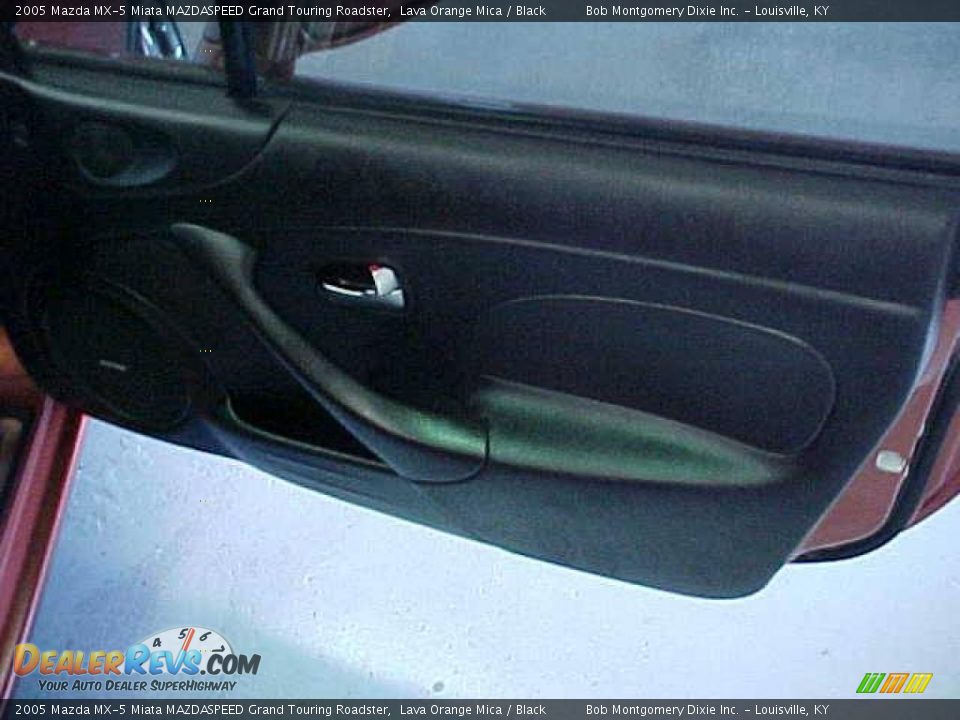 2005 Mazda MX-5 Miata MAZDASPEED Grand Touring Roadster Lava Orange Mica / Black Photo #5