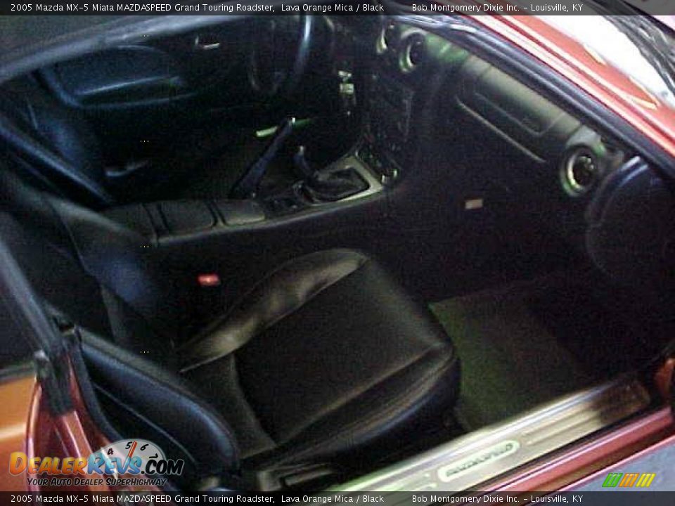 2005 Mazda MX-5 Miata MAZDASPEED Grand Touring Roadster Lava Orange Mica / Black Photo #6