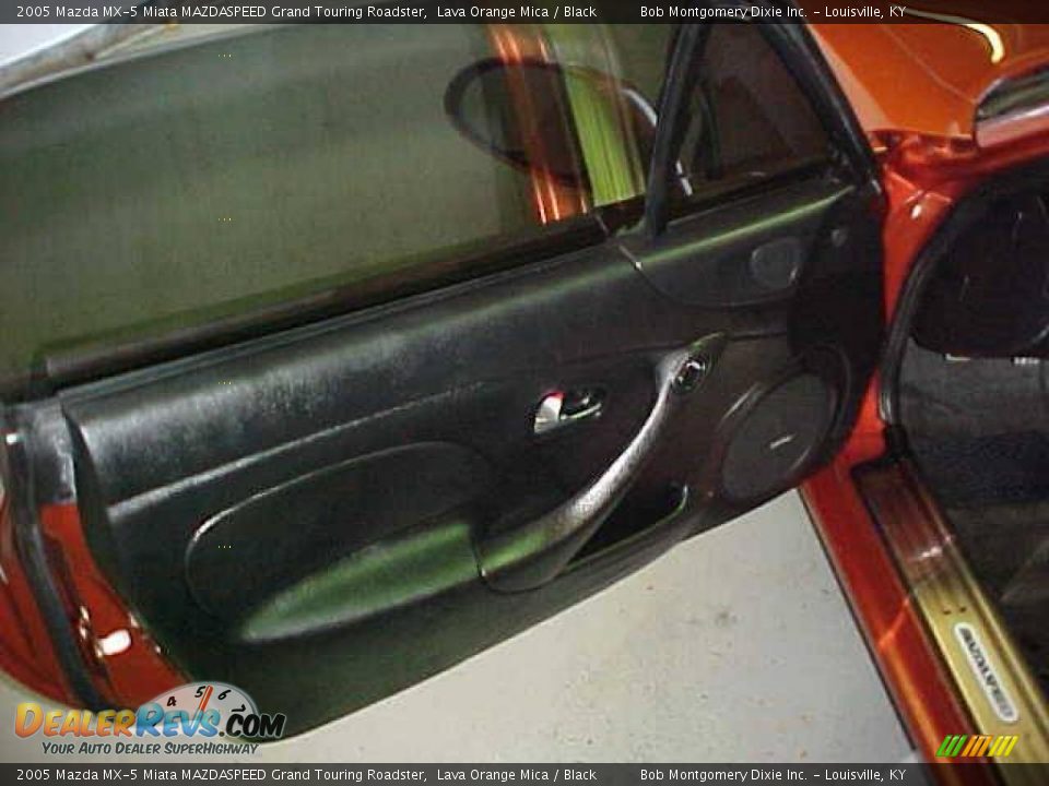 2005 Mazda MX-5 Miata MAZDASPEED Grand Touring Roadster Lava Orange Mica / Black Photo #10